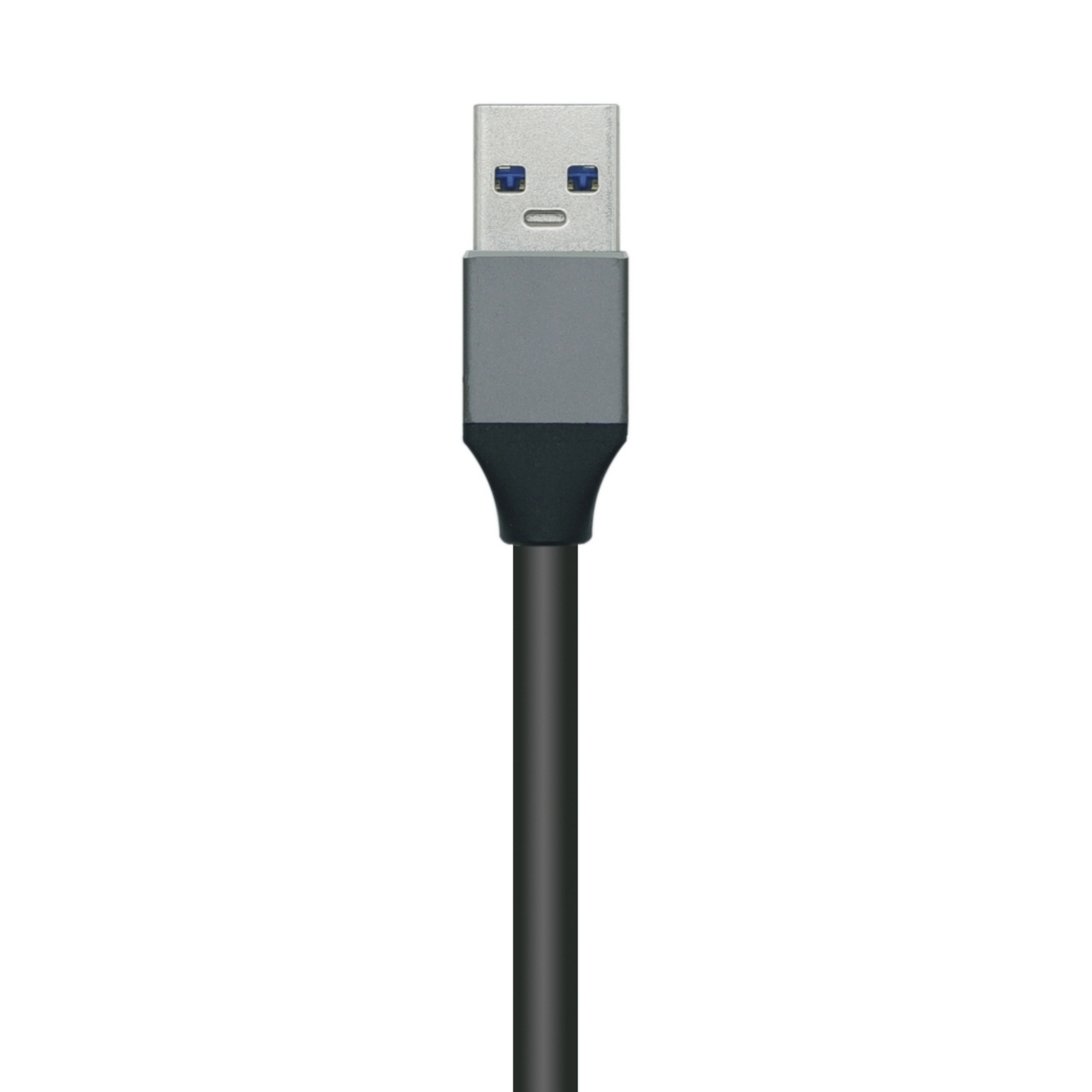 Hub USB 3.0 Aisens de 4 Portas, Alumnio, Cinza 3